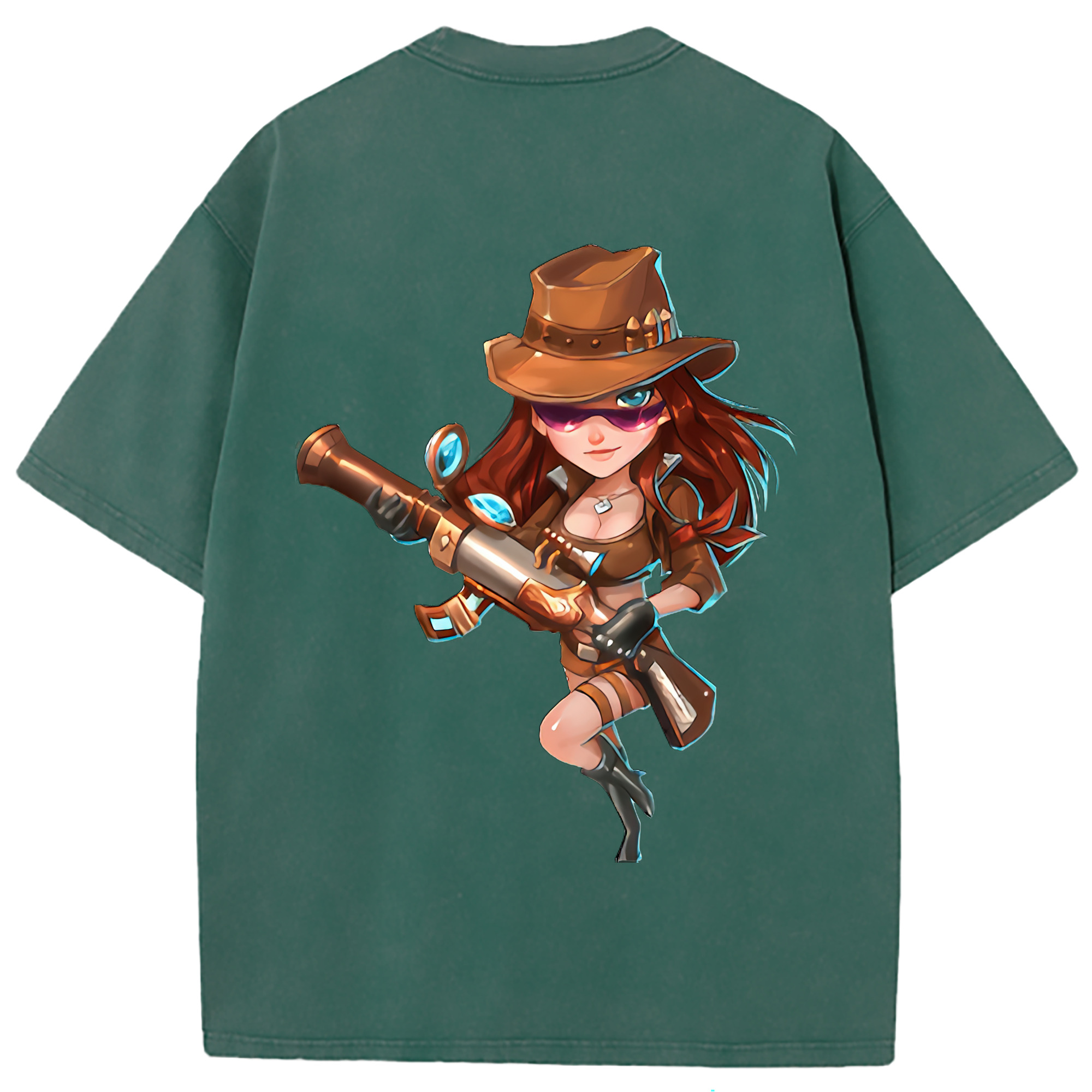（画像用） リーグ・オブ・レジェンド League of Legends LOL 綿100% ヴィンテージ風 半袖Tシャツ（背面プリント）